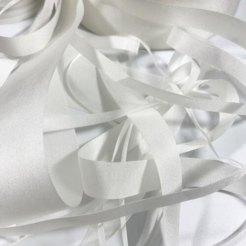 White Genuine undyed white pure silk thick taffeta plain silk ribbon in size 4/7/10/13/15/17/20/22/25/32/38/50mm free shipping