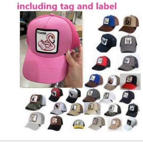 Goorin wolf Baseball Cap Animal Embroidery Anime Cute Embroidery Summer Mesh Mens Ms. Outdoor Sunshade Truck Driver hats Y-1