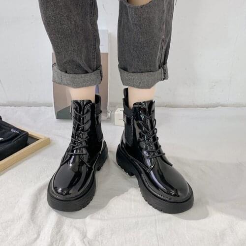 Girls British Style Princess Anime Student Cosplay PU Leather Shoes Women Japanese Party Korean Cute College School Single Boots