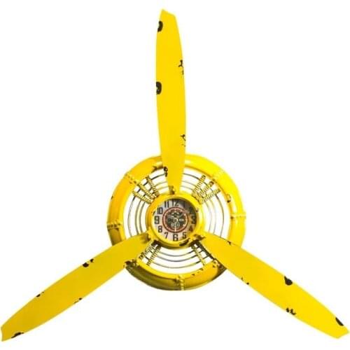 VOW Pets Retro Industrial Style Decorations Aircraft Propeller Wrought Iron Wall Hanging Bar Internet Cafe Wall Decoration