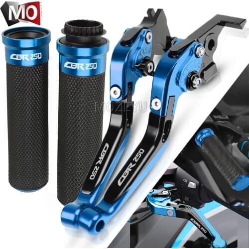 For Honda CBR250 CBR 250 MC19 MC22 1988-1994 1993 1992 1991 Motorcycle Accessories CNC Brake Clutch Levers Handlebar Hand Grips