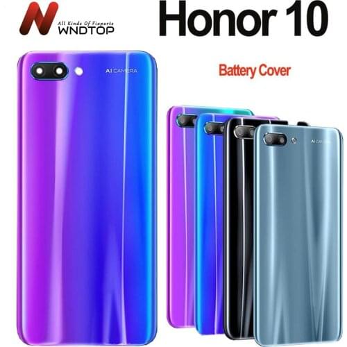 For Huawei Honor 10 Back Battery Cover Door Rear Glass Housing Case For Honor10 Battery Cover For Honor 10 Housing