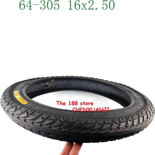 Good quality 16x2.50 64-305 tire and inner tube fit Electric Bikes Kids Bikes, Small BMX and Scooters