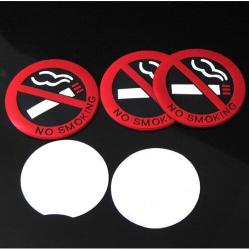 Car interior no smoking sticker for Ford Focus Fusion Escort Kuga Ecosport Fiesta Falcon EDGE/Explorer/EXPEDITION