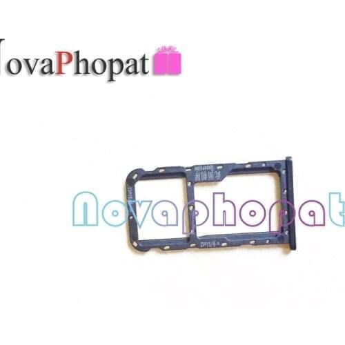 Novaphopat 20Pcs/Lot For Huawei Mate 10 Lite SIM Card Tray Holder Mate10Lite Micro SD Slot Socket Adapter + Tracking