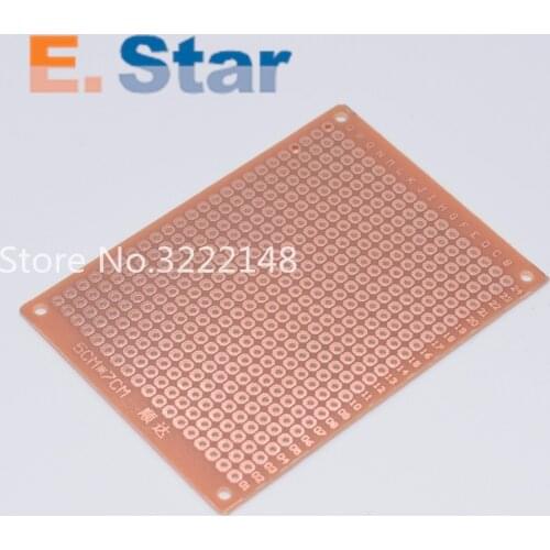 10pcs new 5x7cm 5*7cm Prototype Paper Copper PCB Universal Experiment Matrix