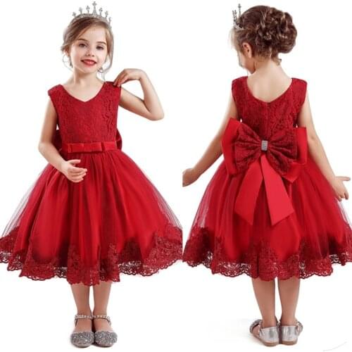 2021 New Fashion Wedding Birthday Party Dress Summer Dress For Girl 1-5 Years Girls Dress Elegant Tutu Vestidos Kids Clothes