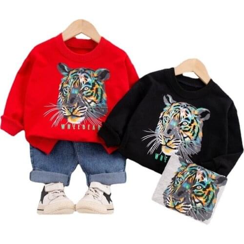 New Autumn Baby Girls Cartoon Clothes Children T-Shirt Pants 2Pcs/Sets Spring Kids Cotton Tracksuit Toddler Casual Boys Clothing