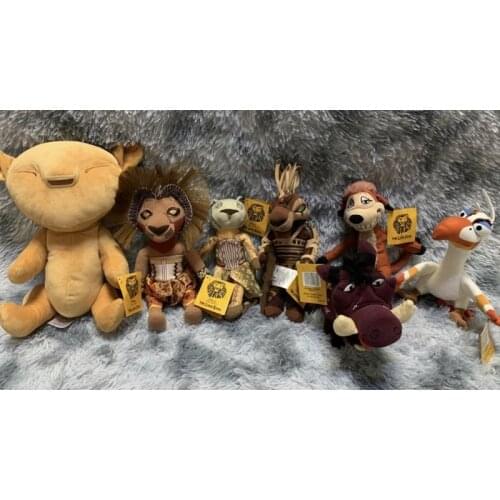 Original Disney Movie The Lion King Simba Scar Plush Toy Pumbaa pig Soft Animal Lion Doll Limited Edition Childrens Gift