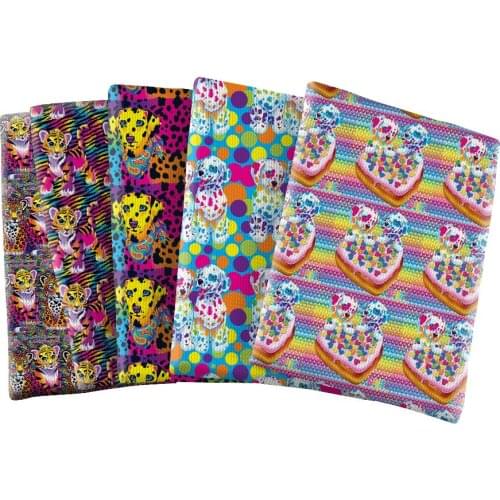 Bubble Fabric Polyester Cotton Printed Animal Tiger Pattern DIY Bedsheet Pillow Patchwork Home Textile 50*145cm