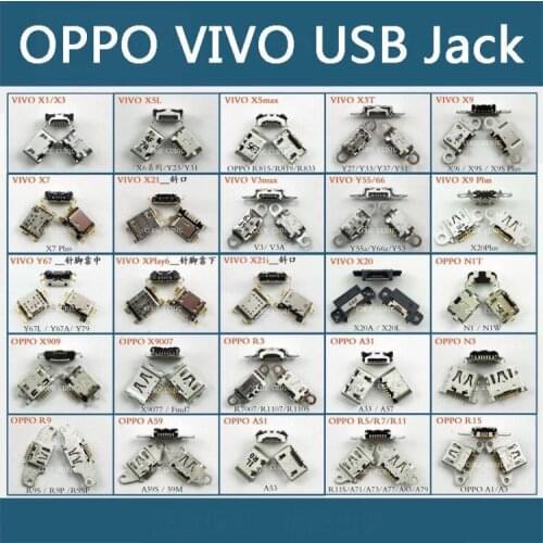 OPPO VIVO X1/X3 X5L X5max X3T X7 X21 X9 X20 Y55 Y66 Y67 R3 X909 A31 N3 A51 A57 R5 R7 Micro USB Charging Dock Data Plug Connector