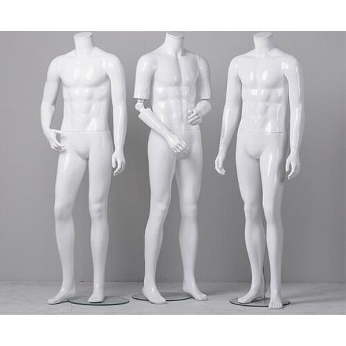Model Props Mens Full Body Mannequin Headless Business Manikin Display Photography Mens Special Rack