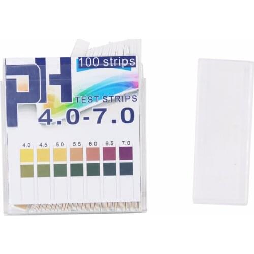 PH Test Strips 4.0-7.0, Universal Strips To Test Water Quality For Swimming Pools, Hydroponics, Aquarium, Soil, Urine 20%OFF