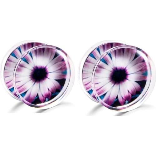 TIANCIFBYJS Latest Design Stainless Steel Ear Piercing Plugs Tunnels Stretchers Expanders Fashion Body Jewelry Earrings Gagues