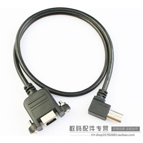 USB print port extension cord male, the female elbow USB extension cord printer extension cord 1 m B