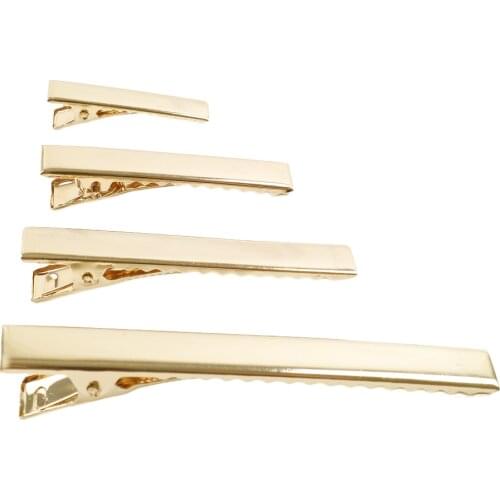 David accessories 25pcs Alligator Hairpin Metal Babys Headwear Hair Accessories Wafer Side-knotted ClipDIY headwear,25Yc4131