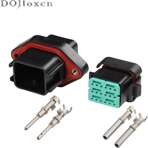 18 Pin DTV06-18SB De Chi Male Female Balck Plug DTV06 Carter Excavator CAT330/336C9 Engine Injector Wiring Connector