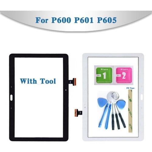 10.1" For Samsung Galaxy Note 10.1 2014 Edition P600 P601 P605 Tablet Touch Screen Digitizer Sensor Front Outer Glass Lens Panel