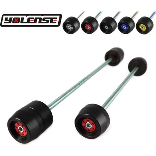 For YAMAHA TMAX500 TMAX530 T-MAX530 TMAX 530 500 Motorcycle Accessories Front & Rear Axle Fork Crash Sliders Wheel Protector