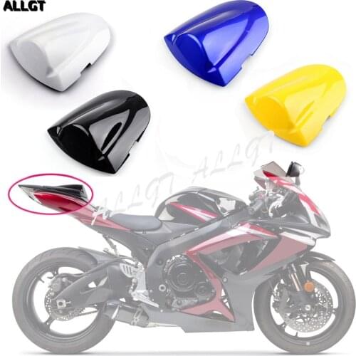 Motorcycle Rear Seat Cover Cowl For Suzuki GSXR 600 GSXR750 K6 2006 2007 Black