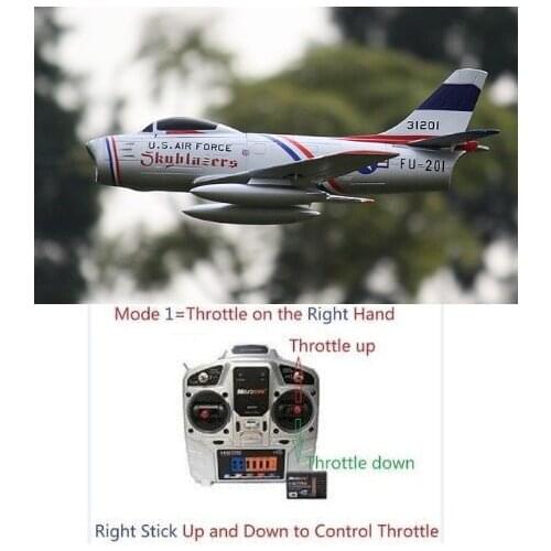 Freewing 64mm F86 F-86 Remote Control Jet EDF Airplane Model Toy RTF NO battery