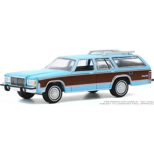 GreenLight 1:64 1983 Mercury Grand Marquis boutique alloy car toys for children Model original box