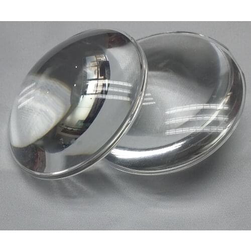 2PCS 40mm Diameter Optical Acrylic Plastic Focal Length 16mm Plano LED Convex 3D VR Glasses Lens Magnifying Glass Lens