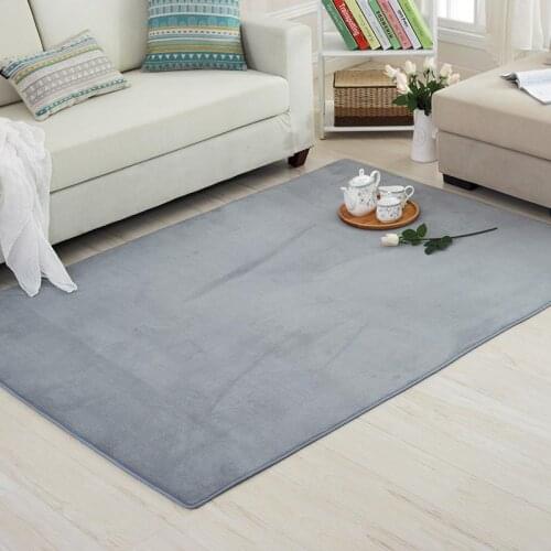 50Nordic Coral Velvet Carpet Rug for Living Room Modern Kitchen Absorbent Antiskid Floor Mat Non-slip Carpet Home Entrance