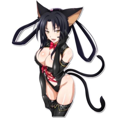 Kuroka High School DxD Die-Cut Vinyl Decal Sticker JDM Anime Manga Sexy Cat Love