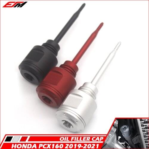 Motorcycle Vehicle Oil Cap Fuel Tank Oil Cover Engine Oil Filler Cap Fits For PCX160 2019 2020 2021 PCX 160 19'-21' PCX150 15-19