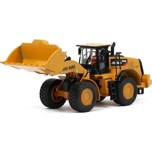 TANG DYNASTY(TM 1:50 Alloy Shovel Loader Tractor Bulldozer Model Die-Cast Vehicle With Driver Engineering Vehicles Car Toy Model