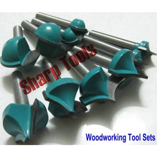 6X22MM- Round Nose Wood End Mill Cutter, Carving Router Bit Sets on Woodworking/MDF/Acrylic Machine Tools