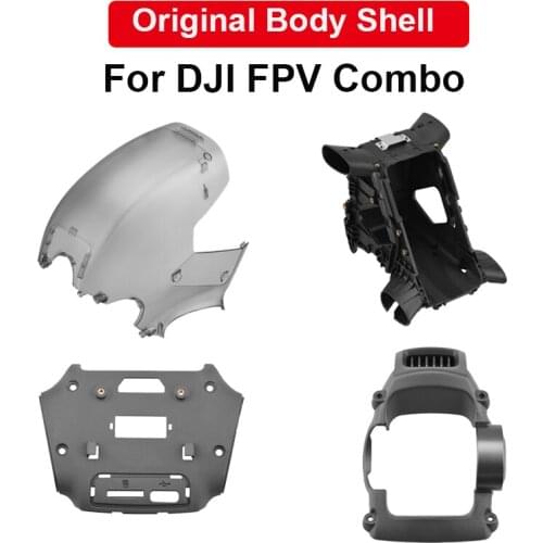 Genuine For DJI FPV Body Shell Part Upper/Top Cover Middle Frame Module Bottom/Protective Shell Spare Parts Replacement