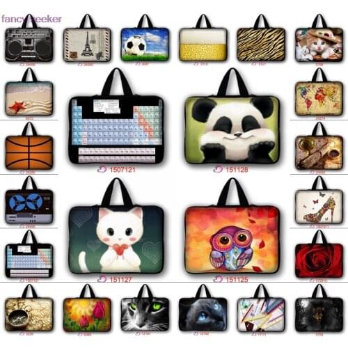 Briefcase Prints Notebook Bag For IPad Huawei Matebook X Pro Lenovo Yoga 530 Acer Swift 14 13 12 15 17 10 11.6 13.3 Laptop Case