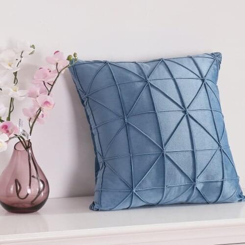 Luxury Soft Velvet Cushion Cover Pillowcase Square Pillow Case Cojines Decor Sofa Throw Pillows Room Pillow Cover Decorative