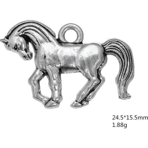 Zinc Alloy Different Type Horse Animal Charms