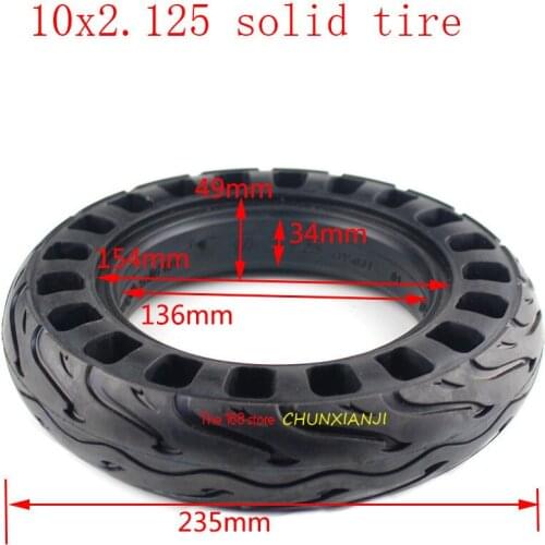 Size 10x2.125 honeycomb Solid Tyre for Smart Electric Balancing Scooter 10 inch Electric Scooter Tubeless Wheel solid tire