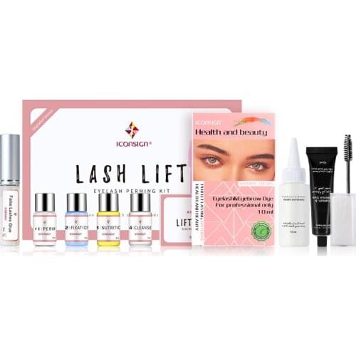 ICONSIGN Upgrade version Lash Lift kit for eyelash growths serum Eyelash&Eyebrow Dye Tint after Lash Lifting sell together