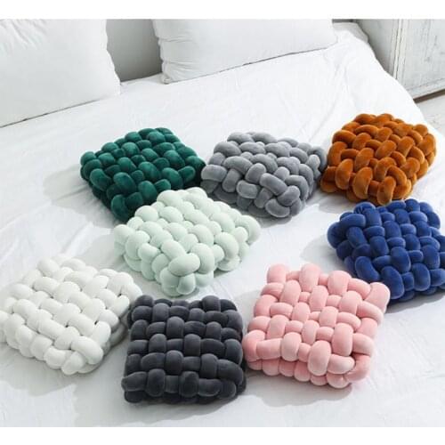 Woven Soft Thicken Chair Cushion Square Indoor Outdoor Garden Patio Home Kitchen Living room Office Sofa Seat Cushion Pads