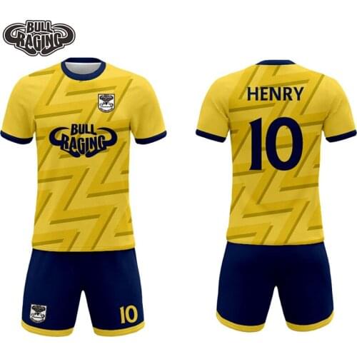 Jerseys Maker Football Training Sets Sublimation Printing Custom Club Jersey Shirt