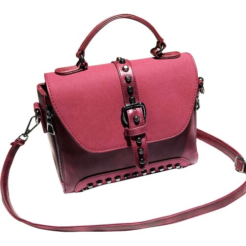 Women Crossbody Bag Classic Lady Frosted PU Leather Shoulder Bags Tote Bag New