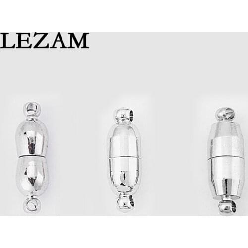 10pcs Fashion Tone Magnetic Clasp Connector For Diy Bracelet Necklace Jewelry Findings Accessories Material