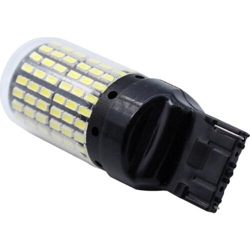 2Pcs Super Bright Canbus T20 7440 W21W Wy21W 144-Smd Reverse Light Turn Signal Light Error Free No Hyper Flash T20 7440 Led Bulb