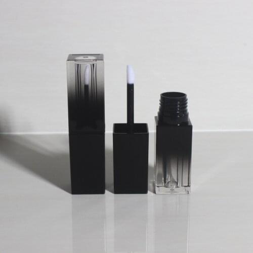 24pcs/lots 5ml Empty Gloss Tubes Frosted Black Lip Gloss Tubes For Travel Empty Cosmetic Containers