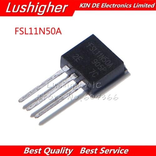 5pcs FSL11N50A 500V 11A TO-262 New Original