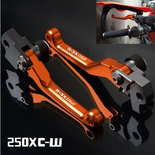 For 250XC-W 2006-2018 250 XC-W XCW XC W CNC Aluminum Motorcycle DirtBike Dirt Pit Bike Motocross Pivot Brake Clutch Levers