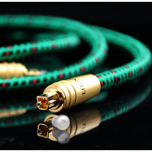 LITON Audiophile Digital Fiber Cable Digital Audio Cable HiFi Audio 5.1DTS Decoding Party