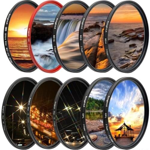 KnightX UV CPL ND Star line Camera Lens Filter For canon sony nikon 49 52 55 58 62 67 72 77 mm accessories photo 700d 24-105
