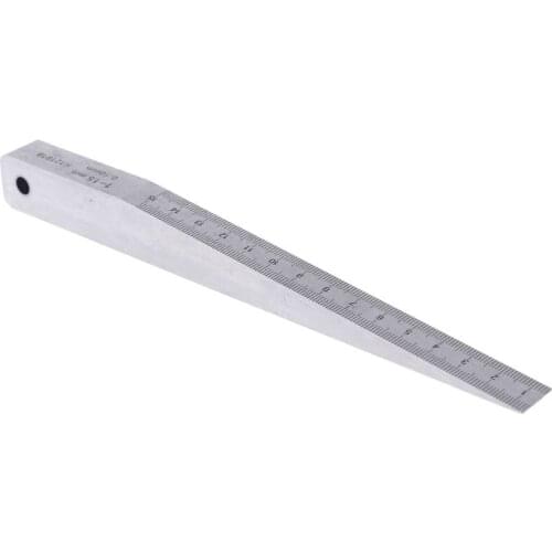 1-15mm 0.5-10mm 0.4-6mm Wedge Feeler Gauge Crack Flatness Layout Insert Wedge Gauge Welding Taper Measure Tool Caliper
