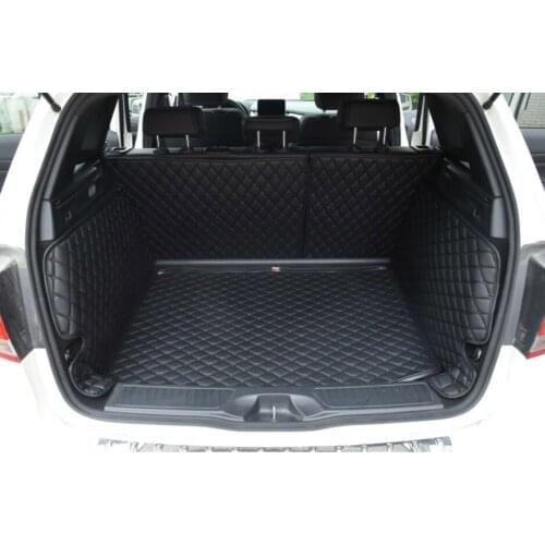 Leather car trunk mat cargo liner for mercedes benz 2012 2013 2014 2015 2016 2017 2018 w246 interior accessories